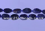 CNG7517 15.5 inches 25*35mm - 30*40mm faceted freeform labradorite beads