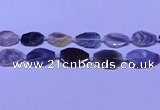 CNG7527 18*25mm - 25*35mm faceted freeform Botswana agate beads