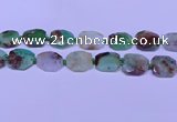 CNG7529 18*25mm - 25*35mm faceted freeform australia chrysoprase beads