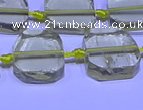 CNG7602 15.5 inches 12*14mm - 15*16mm freeform lemon quartz beads