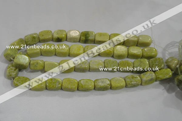 CNG761 15.5 inches 15*20mm nuggets lemon jade beads wholesale