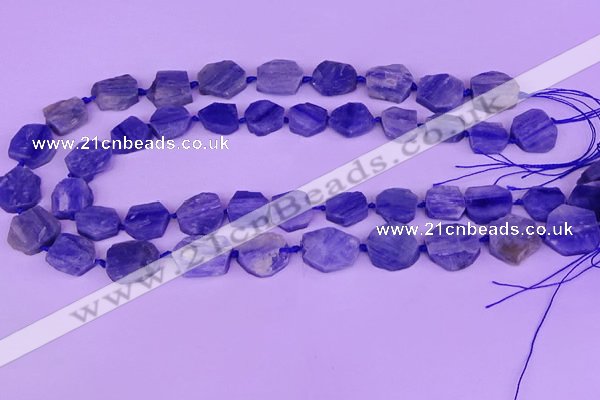 CNG7613 15.5 inches 12*12mm - 15*16mm freeform kyanite beads