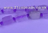 CNG7633 15.5 inches 5*7mm - 8*10mm nuggets kunzite beads