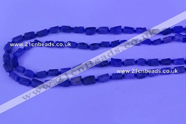 CNG7645 15.5 inches 5*6mm - 6*8mm nuggets tanzanite beads