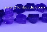 CNG7647 15.5 inches 5*6mm - 8*9mm nuggets amethyst beads