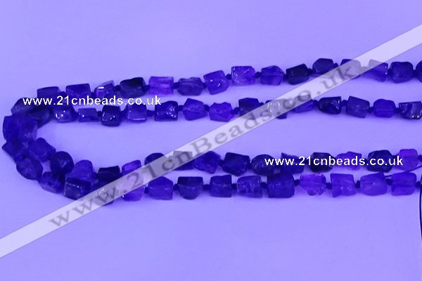 CNG7647 15.5 inches 5*6mm - 8*9mm nuggets amethyst beads