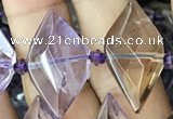 CNG7702 15.5 inches 13*20mm - 15*25mm faceted freeform ametrine beads