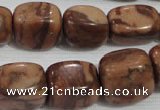 CNG772 15.5 inches 13*18mm nuggets chinese bamboo stone beads wholesale