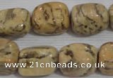 CNG775 15.5 inches 13*18mm nuggets feldspar jasper beads wholesale