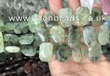 CNG7754 13*18mm - 15*25mm faceted freeform prehnite beads