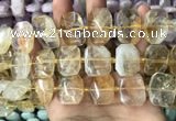 CNG7778 15.5 inches 13*18mm - 15*25mm faceted freeform citrine beads