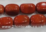 CNG778 15.5 inches 13*18mm nuggets red jasper beads wholesale