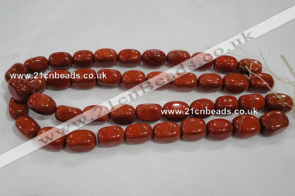 CNG778 15.5 inches 13*18mm nuggets red jasper beads wholesale