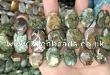 CNG7784 15.5 inches 13*18mm - 15*25mm faceted freeform rhyolite beads