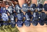 CNG7788 15.5 inches 13*18mm - 15*25mm faceted freeform sodalite beads