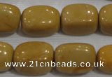 CNG779 15.5 inches 15*20mm nuggets yellow jasper beads wholesale