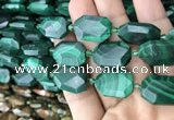 CNG7824 15.5 inches 13*18mm - 18*25mm faceted freeform malachite beads