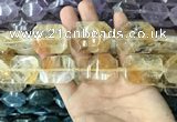 CNG7828 15.5 inches 22*30mm - 28*35mm faceted freeform citrine beads