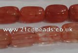 CNG783 15.5 inches 13*18mm nuggets cherry quartz beads wholesale