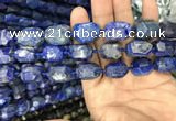 CNG7850 15.5 inches 12*16mm - 15*20mm faceted nuggets lapis lazuli beads