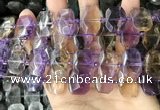 CNG7919 15.5 inches 13*18mm - 15*25mm faceted freeform ametrine beads