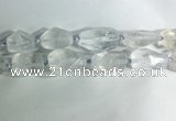 CNG7950 15.5 inches 15*25mm - 20*40mm nuggets white crystal beads