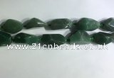 CNG7962 15.5 inches 15*25mm - 20*40mm nuggets green aventurine beads