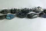 CNG7964 15.5 inches 15*25mm - 20*40mm nuggets labradorite beads