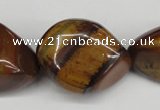 CNG80 15.5 inches 10*15mm - 25*35mm nuggets yellow tiger eye beads