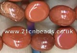 CNG8023 15.5 inches 6*8mm nuggets red jasper beads wholesale
