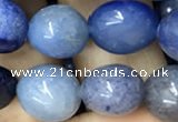 CNG8044 15.5 inches 8*10mm nuggets blue aventurine beads