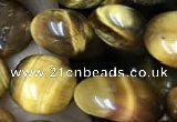 CNG8048 15.5 inches 8*10mm nuggets yellow tiger eye beads