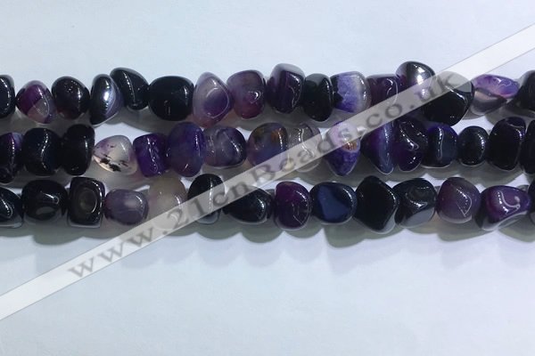 CNG8100 15.5 inches 6*8mm - 10*12mm agate gemstone chips beads