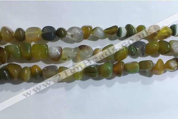 CNG8101 15.5 inches 6*8mm - 10*12mm agate gemstone chips beads