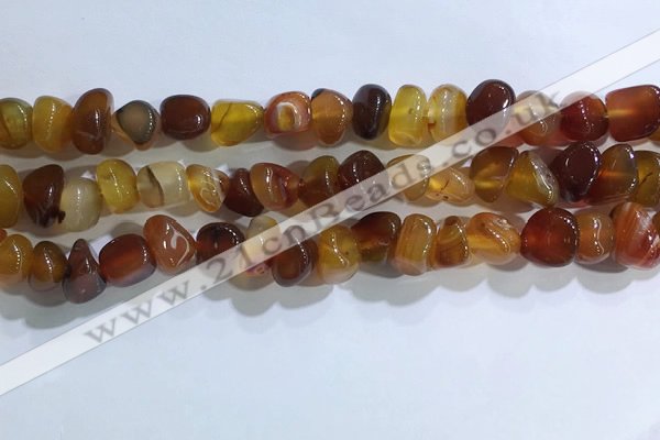 CNG8102 15.5 inches 6*8mm - 10*12mm agate gemstone chips beads