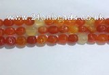 CNG8118 15.5 inches 8*12mm nuggets agate beads wholesale