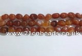 CNG8119 15.5 inches 8*12mm nuggets agate beads wholesale