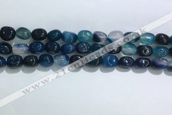 CNG8120 15.5 inches 8*12mm nuggets agate beads wholesale