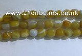 CNG8131 15.5 inches 8*12mm nuggets striped agate beads wholesale