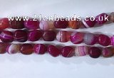 CNG8133 15.5 inches 8*12mm nuggets striped agate beads wholesale