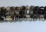 CNG8142 15.5 inches 8*12mm nuggets striped agate beads wholesale