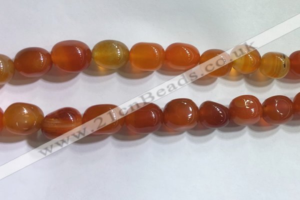 CNG8154 15.5 inches 10*14mm nuggets agate beads wholesale