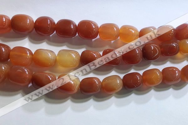 CNG8155 15.5 inches 10*14mm nuggets agate beads wholesale