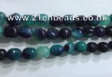 CNG8162 15.5 inches 10*14mm nuggets agate beads wholesale