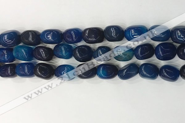 CNG8213 15.5 inches 12*16mm nuggets agate beads wholesale