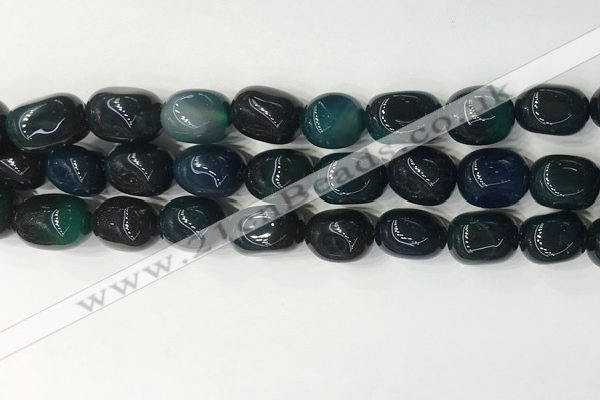 CNG8216 15.5 inches 12*16mm nuggets agate beads wholesale