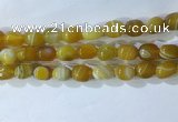 CNG8225 15.5 inches 12*16mm nuggets striped agate beads wholesale