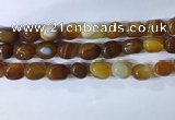 CNG8226 15.5 inches 12*16mm nuggets striped agate beads wholesale