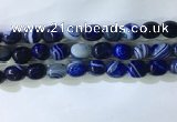 CNG8230 15.5 inches 12*16mm nuggets striped agate beads wholesale