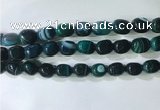 CNG8234 15.5 inches 12*16mm nuggets striped agate beads wholesale